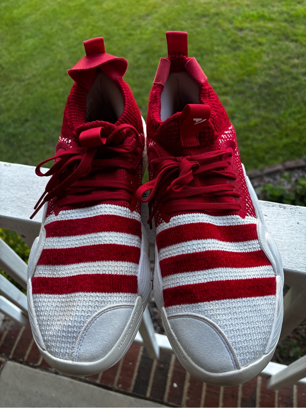Adidas BYW Mens 12 Select Low Basketball Shoes Red White Boost You Wear